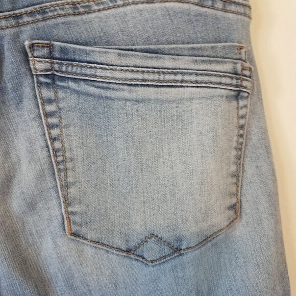 Democracy "Ab" Technology Distressed Straight Leg Jeans Women's 4 B2029Q4G3XX - Picture 9 of 11